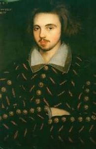 Christopher Marlowe portrait, a character that appeared on A Discovery of Witches 