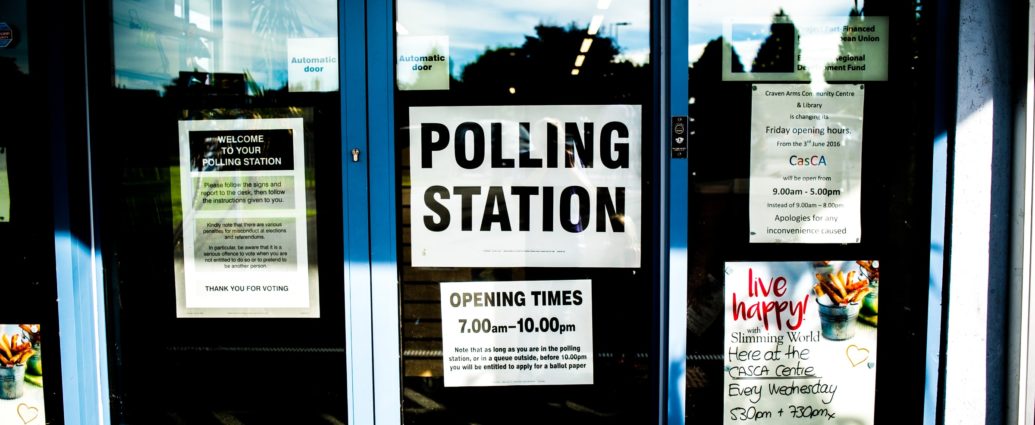 Polling Station in England