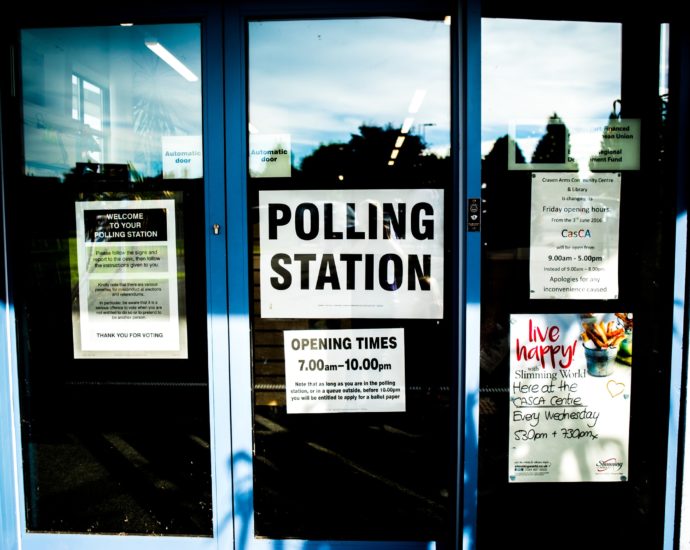 Polling Station in England