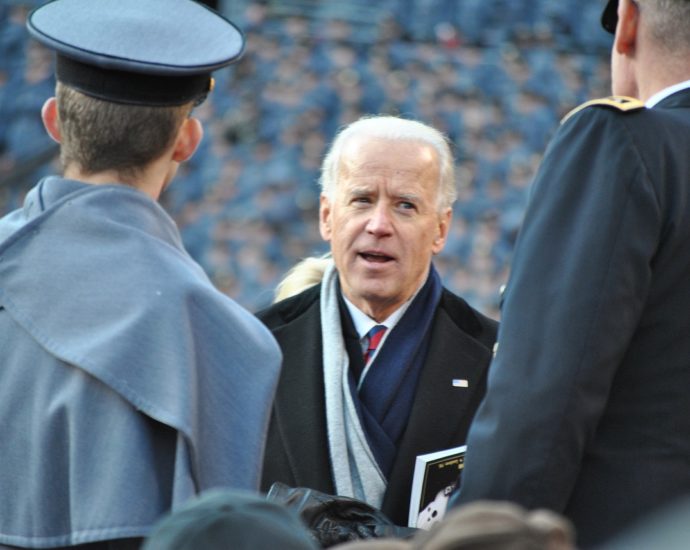 Biden talking to U.S. Navy