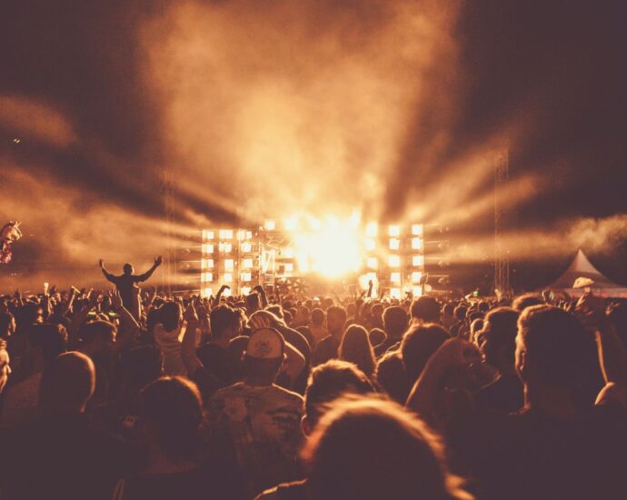 Fan culture at a concert