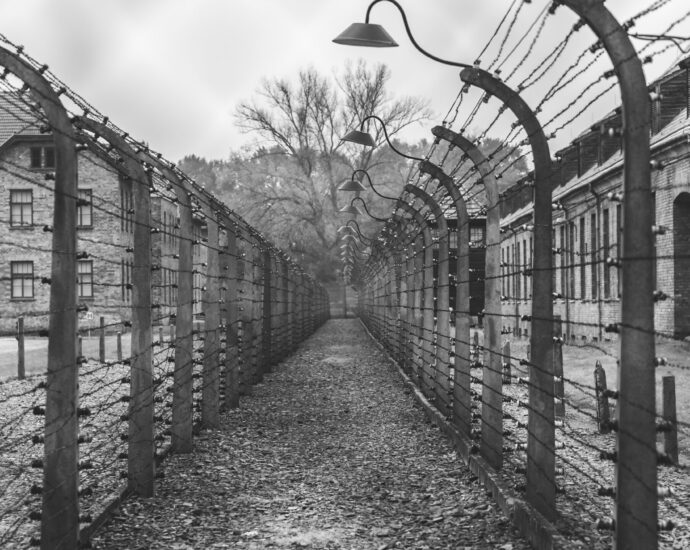 A picture of Auschwitz concentration camp