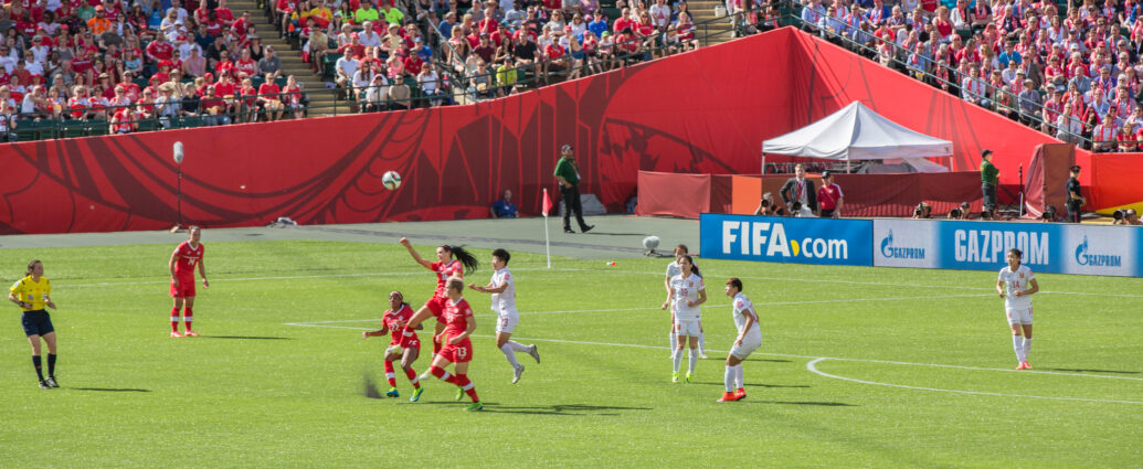 Canada vs China match at the 2015 FIFA Women's World Cup in Edmonton.