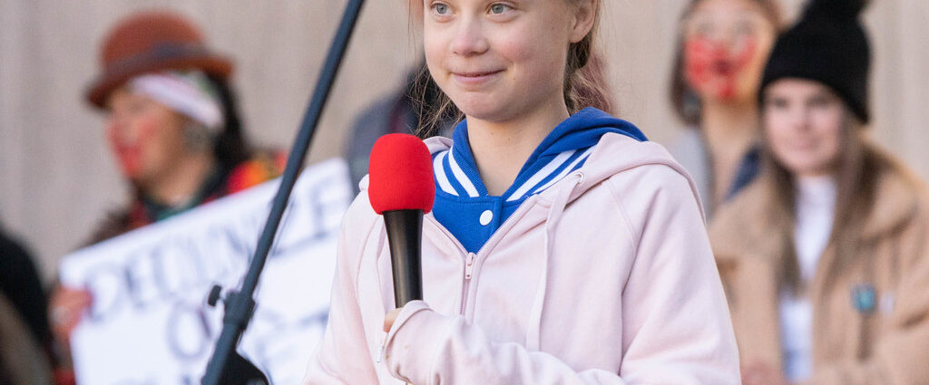 Image of climate activist Greta Thunberg