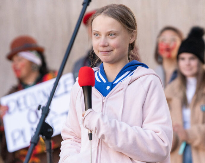Image of climate activist Greta Thunberg