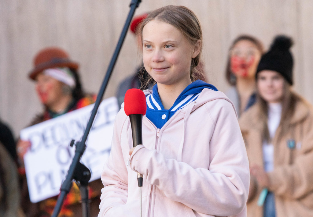 Image of climate activist Greta Thunberg