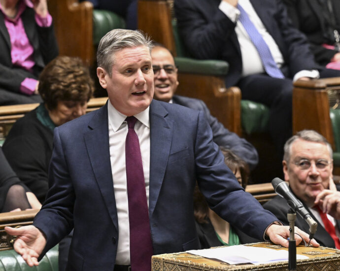 Image of Keir Starmer at the House of Commons.