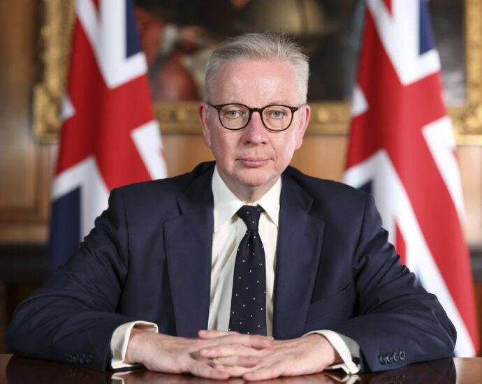 Image of Michael Gove in UK parliament.