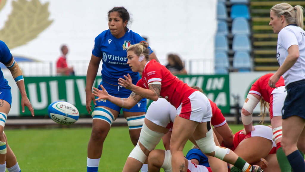Women's Six Nations, Italia vs Galles, April 2023.