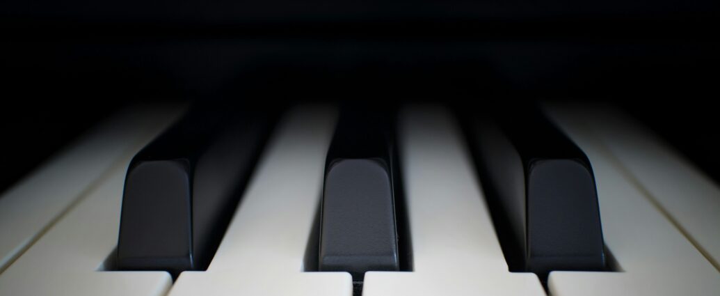 black and white piano keys close up. Milena Gligic Daredevil