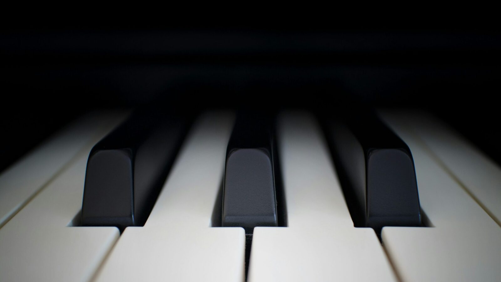 black and white piano keys close up. Milena Gligic Daredevil