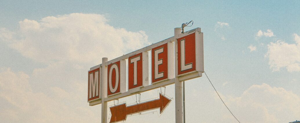 Motel sign.