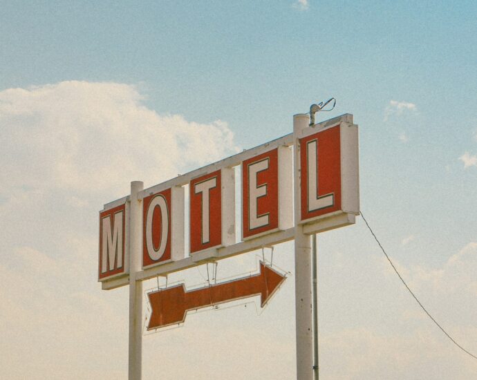 Motel sign.